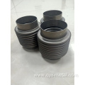 exhaust system titanium flex bellow joint pipe